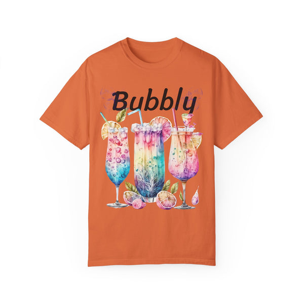 Bubbly Plus Size Woman Garment-Dyed T-shirt