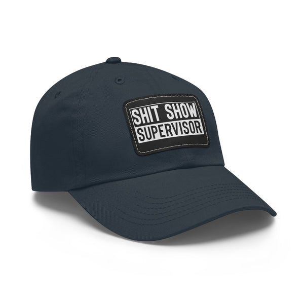 Sh*t Show Supervisor Ladies Hat with Leather Patch