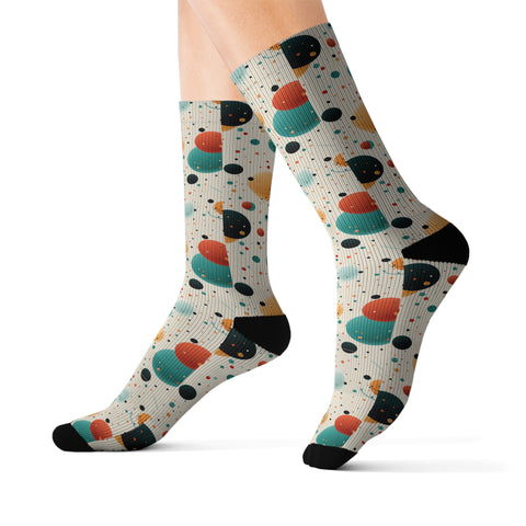 Dynamic 2.0 Polka Dots Sublimation Woman Socks