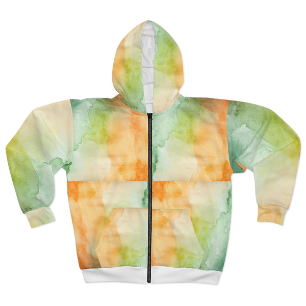 Oil Paint Zip Hoodie