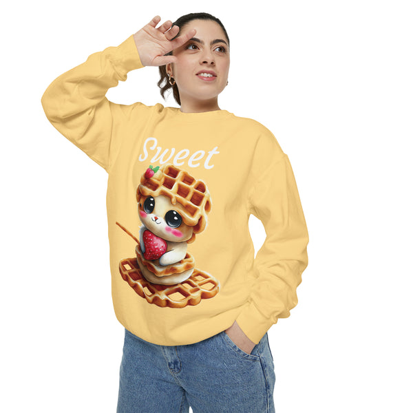 Sweet Unisex Garment-Dyed Sweatshirt