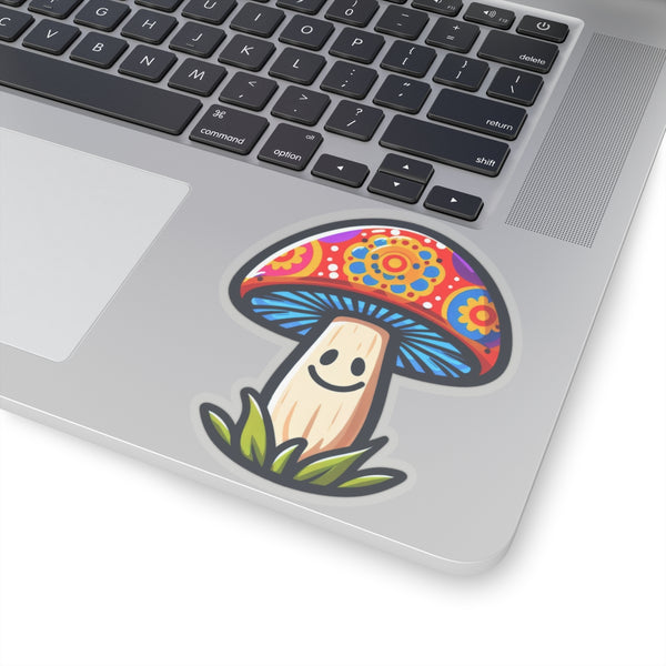 Hippie Mushroom Kiss-Cut Stickers