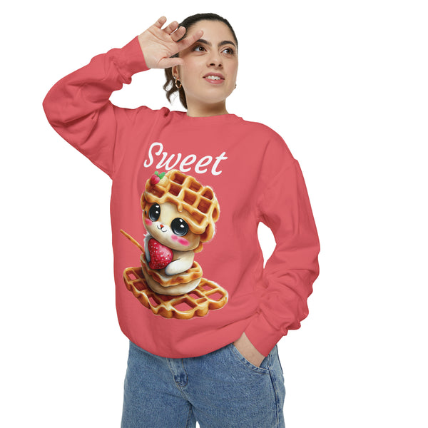 Sweet Unisex Garment-Dyed Sweatshirt