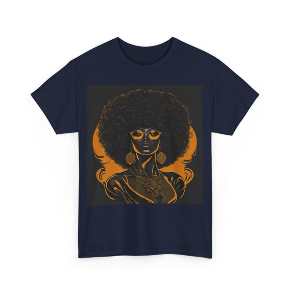 "Black Women" Woman Crewneck T-Shirt: Focus on the Good - Unisex Heavy Cotton Tee