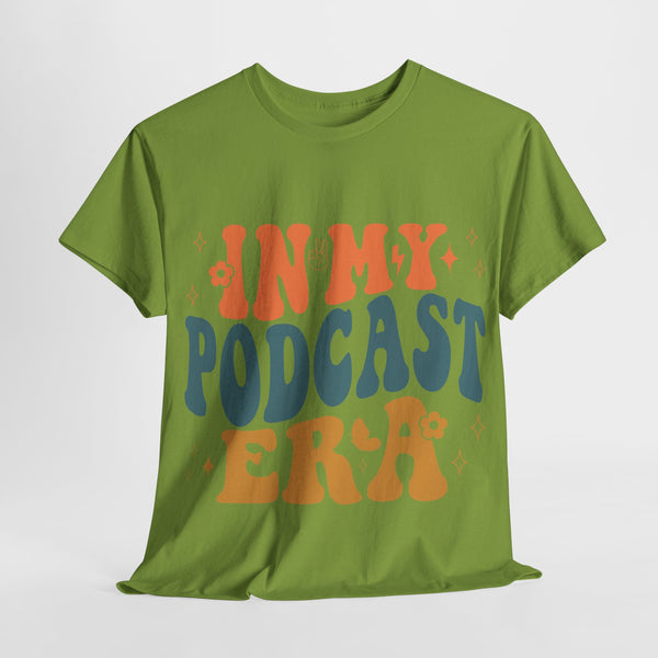 Im in my Podcast Era Plus Size Woman Heavy Cotton Tee