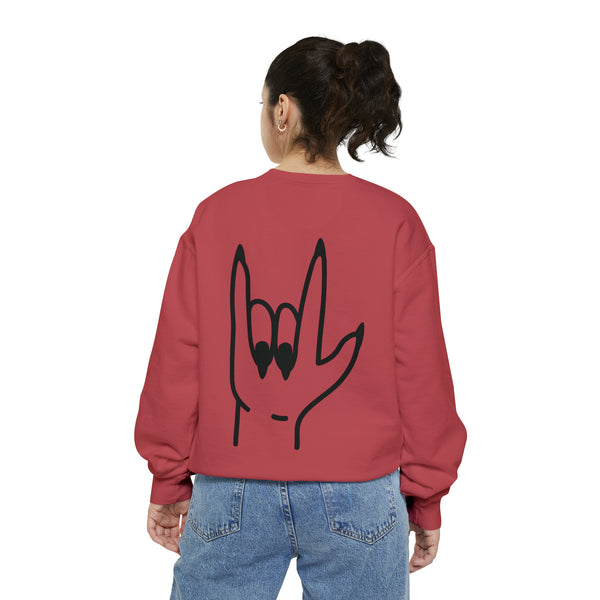 Sweet Unisex Garment-Dyed Sweatshirt