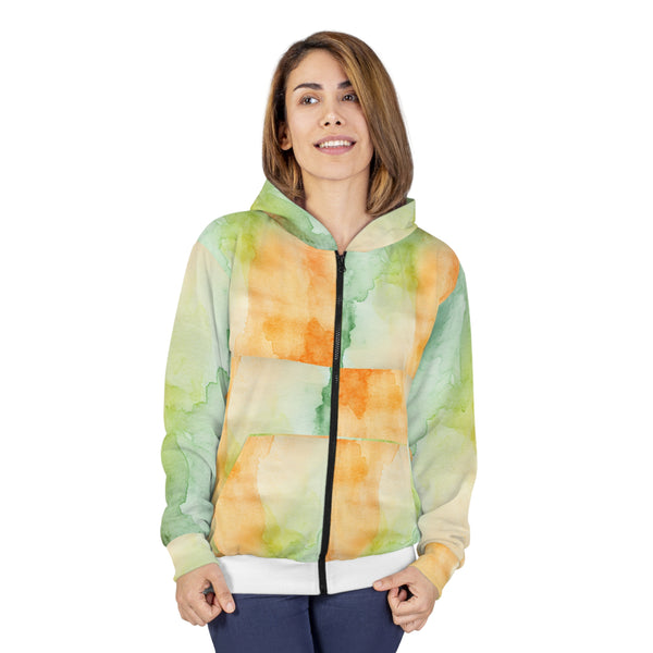 Oil Paint Zip Hoodie