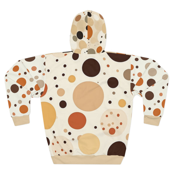 Cream Polka Dots Brand Woman's Pullover Hoodie