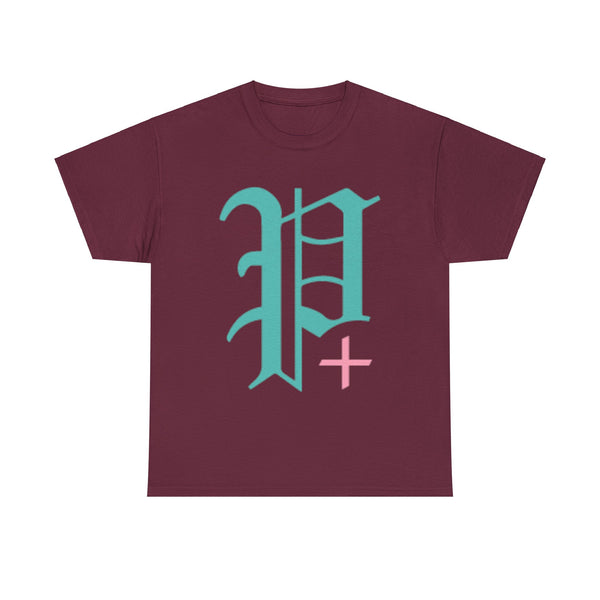 "Plus All Over" Plus Size Women Heavy Cotton Tee T-shirt