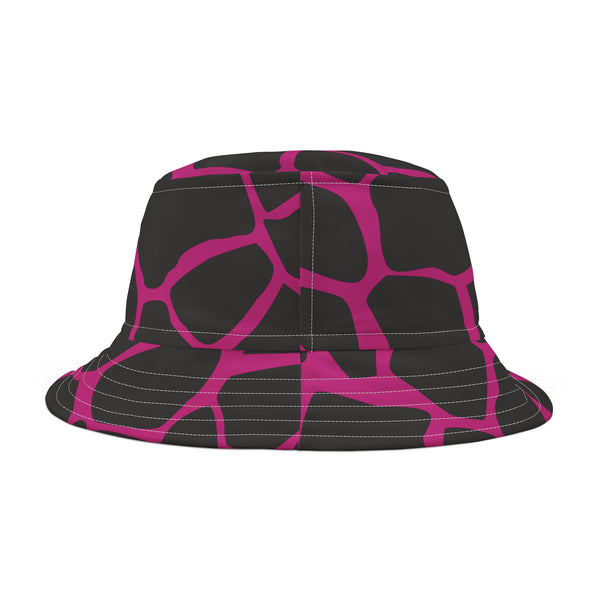 Pink Cow Print Woman's Bucket Hat