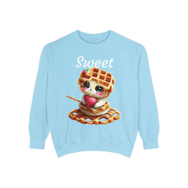 Sweet Unisex Garment-Dyed Sweatshirt