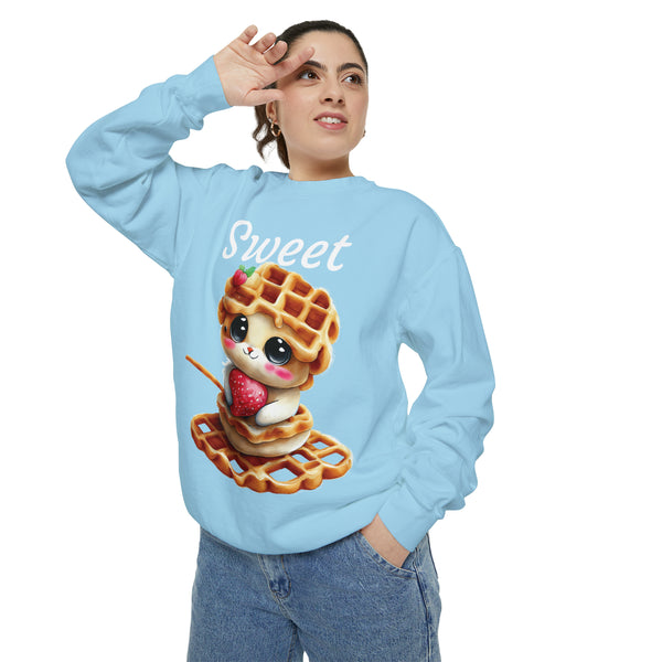 Sweet Unisex Garment-Dyed Sweatshirt