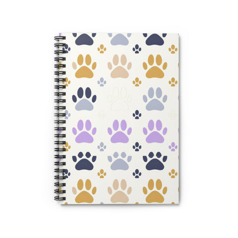 Dog Paw Print 3.0 Spiral Notebook - Ruled Line