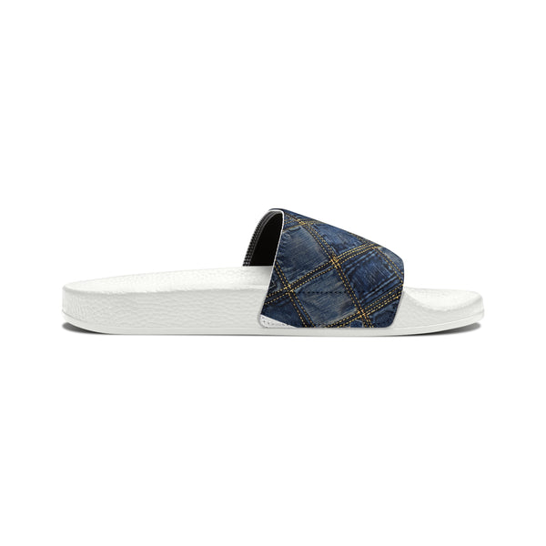 Denim Women's PU Slide Sandals