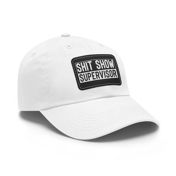 Sh*t Show Supervisor Ladies Hat with Leather Patch