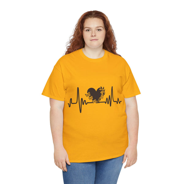 Love is Life Line Plus Size Women Heavy Cotton Tee