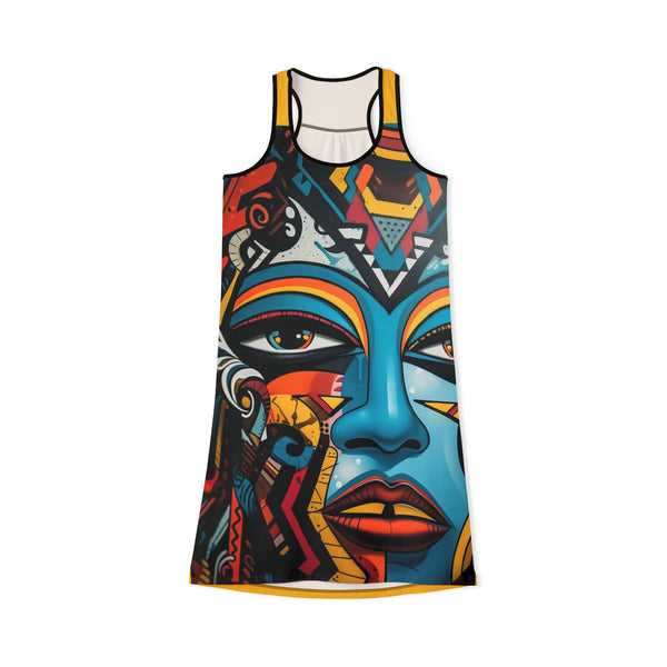 Face Art Women's Racerback Dress