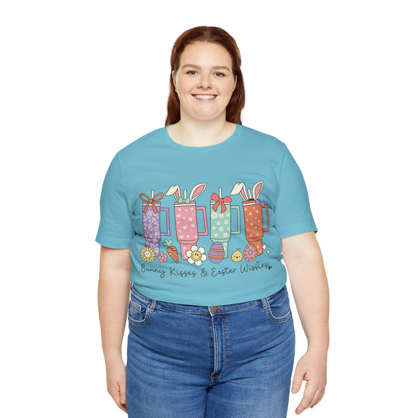 Happy Easter Plus Size Woman Jersey Short Sleeve Tee T-Shirt