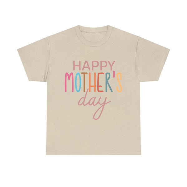 "Happy Mother's Day" Plus Size Women Heavy Cotton Tee T-Shirt