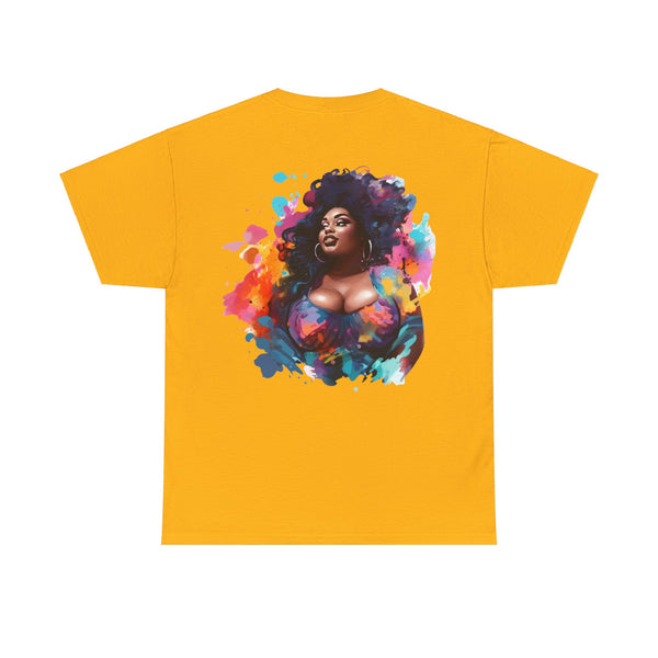 Anyone can Drive, Not handle Curves Plus Size Women Heavy Cotton Tee