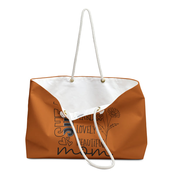 "She is Mom" Weekender Bag Tote