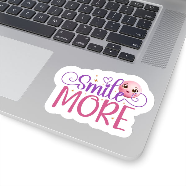 Smile More Kiss-Cut Stickers