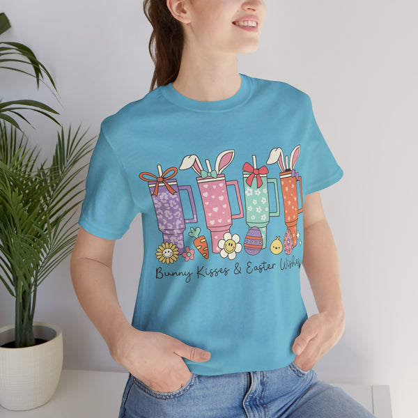 Happy Easter Plus Size Woman Jersey Short Sleeve Tee T-Shirt