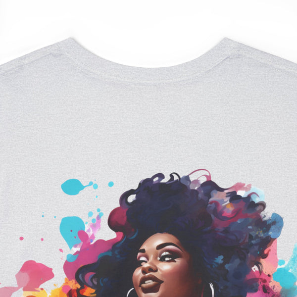Anyone can Drive, Not handle Curves Plus Size Women Heavy Cotton Tee