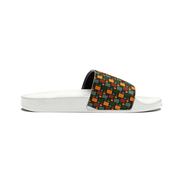 Two Tone Rasta Women's PU Slide Sandals