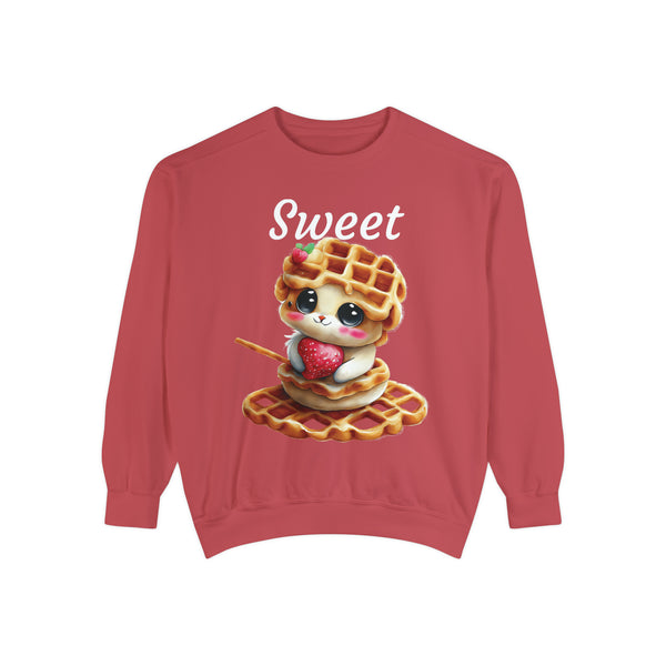 Sweet Unisex Garment-Dyed Sweatshirt