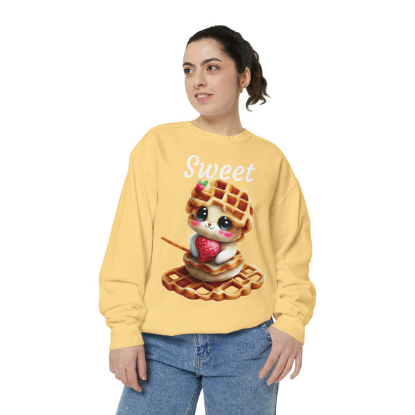 Sweet Unisex Garment-Dyed Sweatshirt