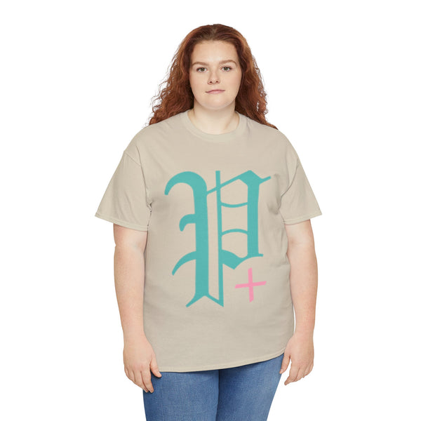 "Plus All Over" Plus Size Women Heavy Cotton Tee T-shirt