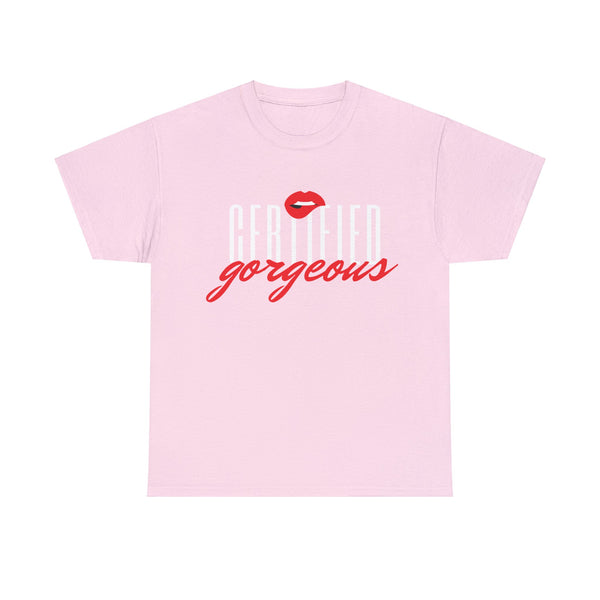 Certified Gorgeous Plus Size Women Heavy Cotton Tee