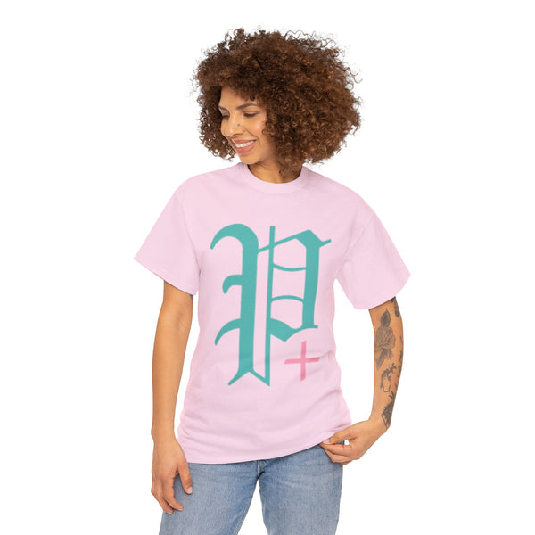 "Plus All Over" Plus Size Women Heavy Cotton Tee T-shirt