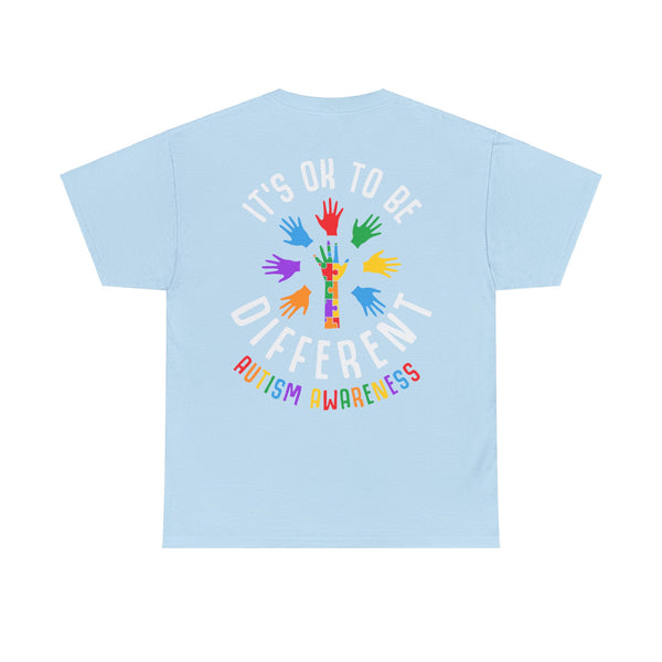 Autism Awareness "Be Kind" Plus Size Women Heavy Cotton Tee