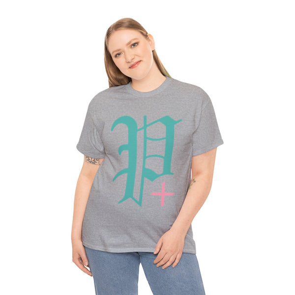 "Plus All Over" Plus Size Women Heavy Cotton Tee T-shirt