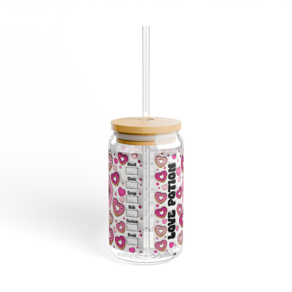 Love Potion Sipper Glass, 16oz