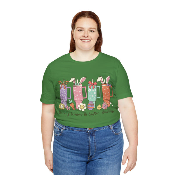Happy Easter Plus Size Woman Jersey Short Sleeve Tee T-Shirt