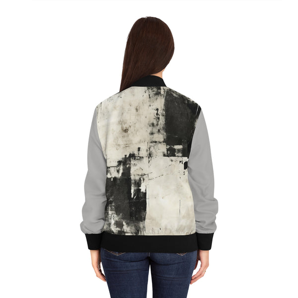 Rustic Layout Women's Bomber Jacket