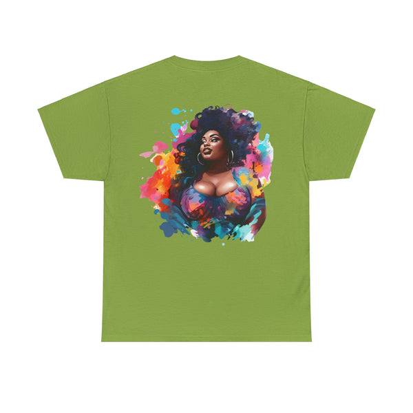 Anyone can Drive, Not handle Curves Plus Size Women Heavy Cotton Tee