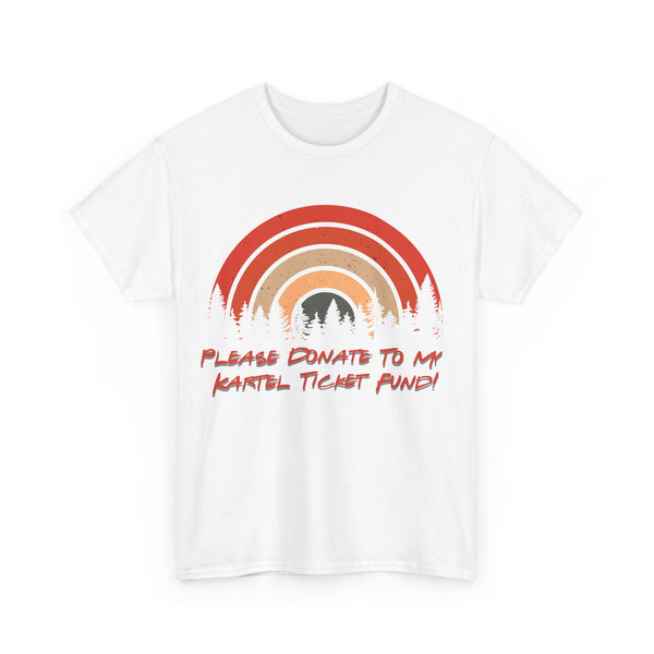 Donate To My Vybz Kartel Ticket Funds  Woman's Heavy Cotton Tee