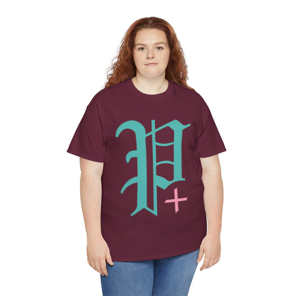 "Plus All Over" Plus Size Women Heavy Cotton Tee T-shirt