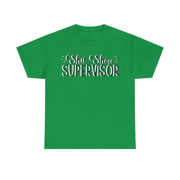 Sh*t Show Supervisor Plus Size Women Heavy Cotton Tee