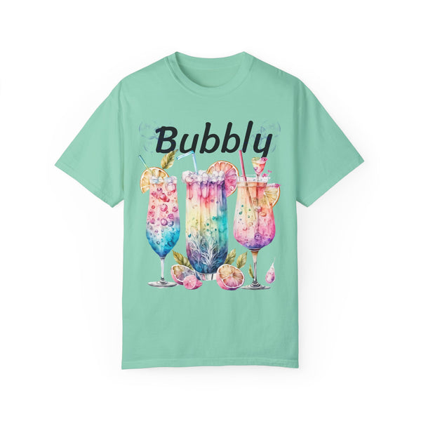 Bubbly Plus Size Woman Garment-Dyed T-shirt