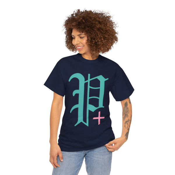 "Plus All Over" Plus Size Women Heavy Cotton Tee T-shirt