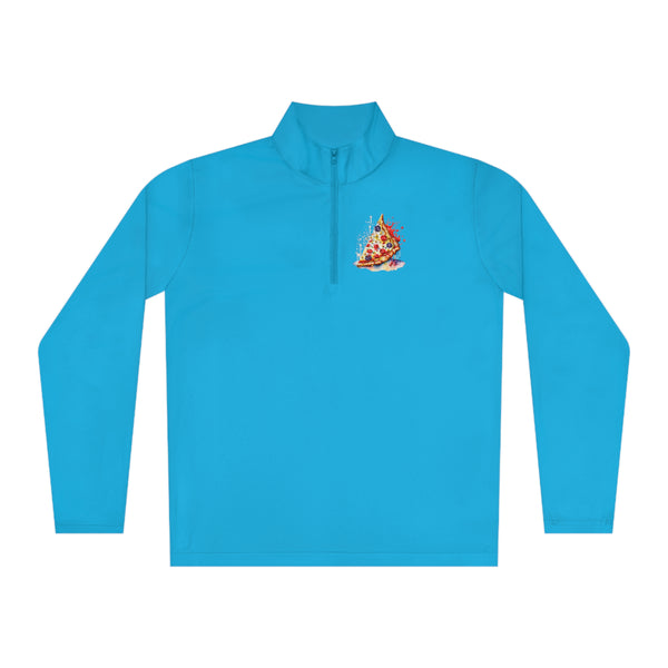 Pizza Woman Quarter-Zip Active Pullover
