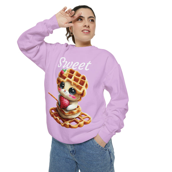 Sweet Unisex Garment-Dyed Sweatshirt