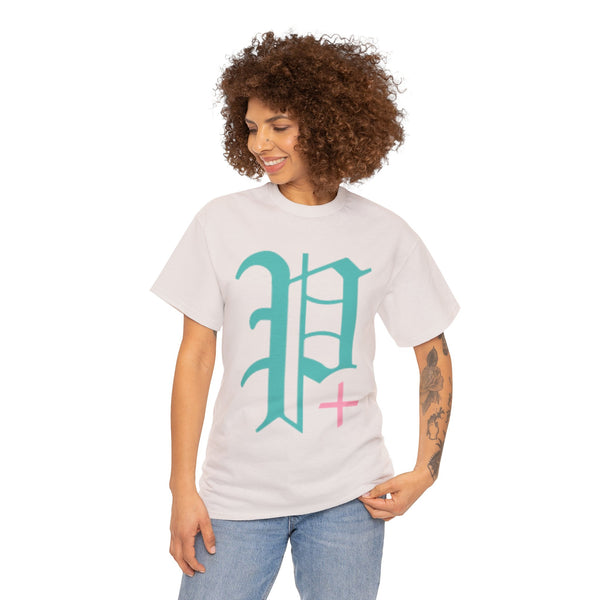 "Plus All Over" Plus Size Women Heavy Cotton Tee T-shirt