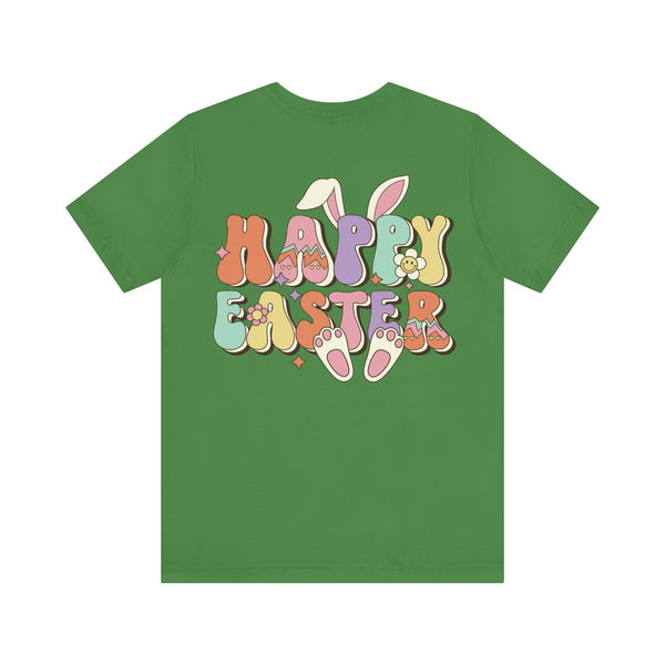 Happy Easter Plus Size Woman Jersey Short Sleeve Tee T-Shirt