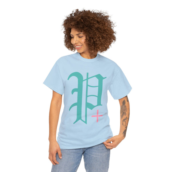 "Plus All Over" Plus Size Women Heavy Cotton Tee T-shirt